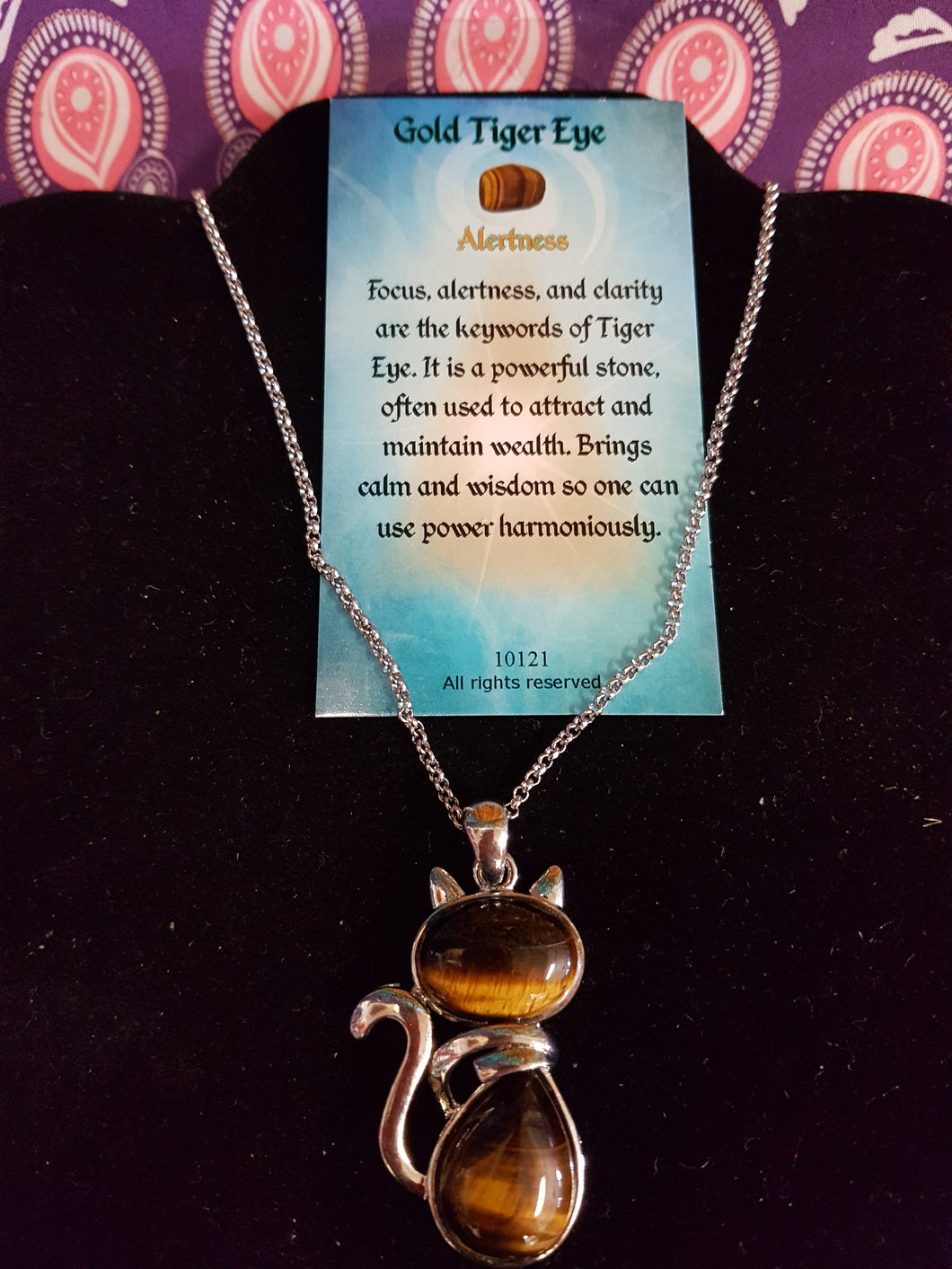 Gold Tiger Eye Necklace
