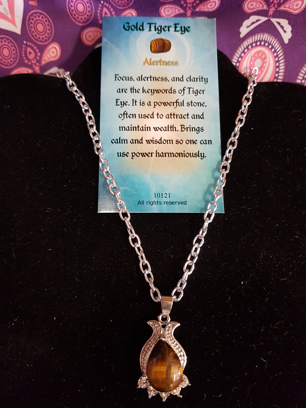 Gold Tiger Eye Necklace