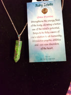 Ruby Zoisite Necklace
