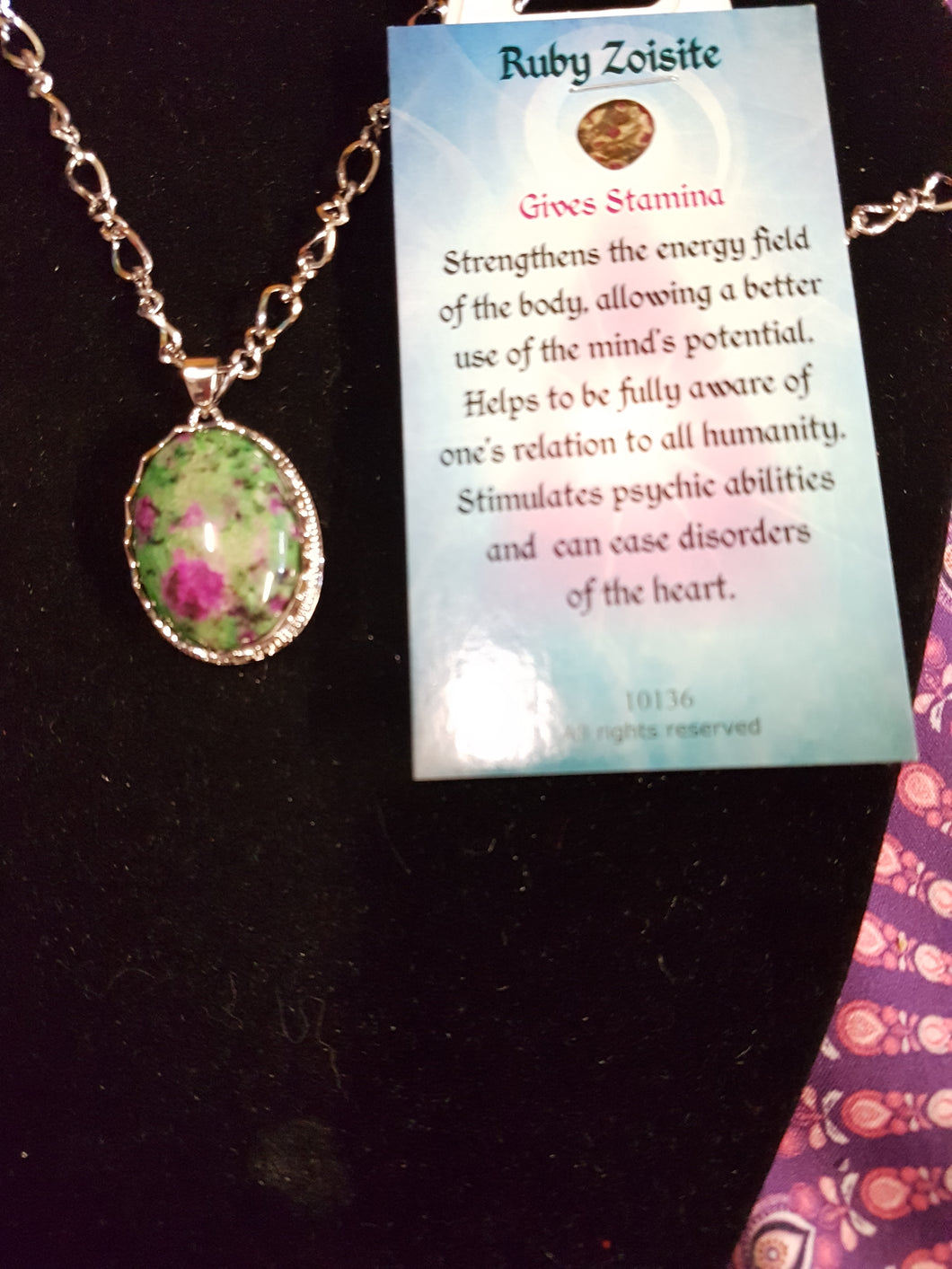 Ruby Zoisite Necklace