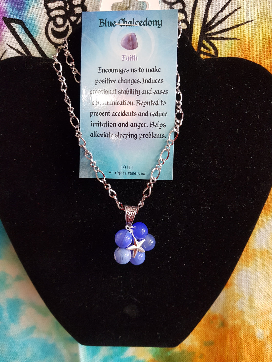 Blue Chalcedony Necklace