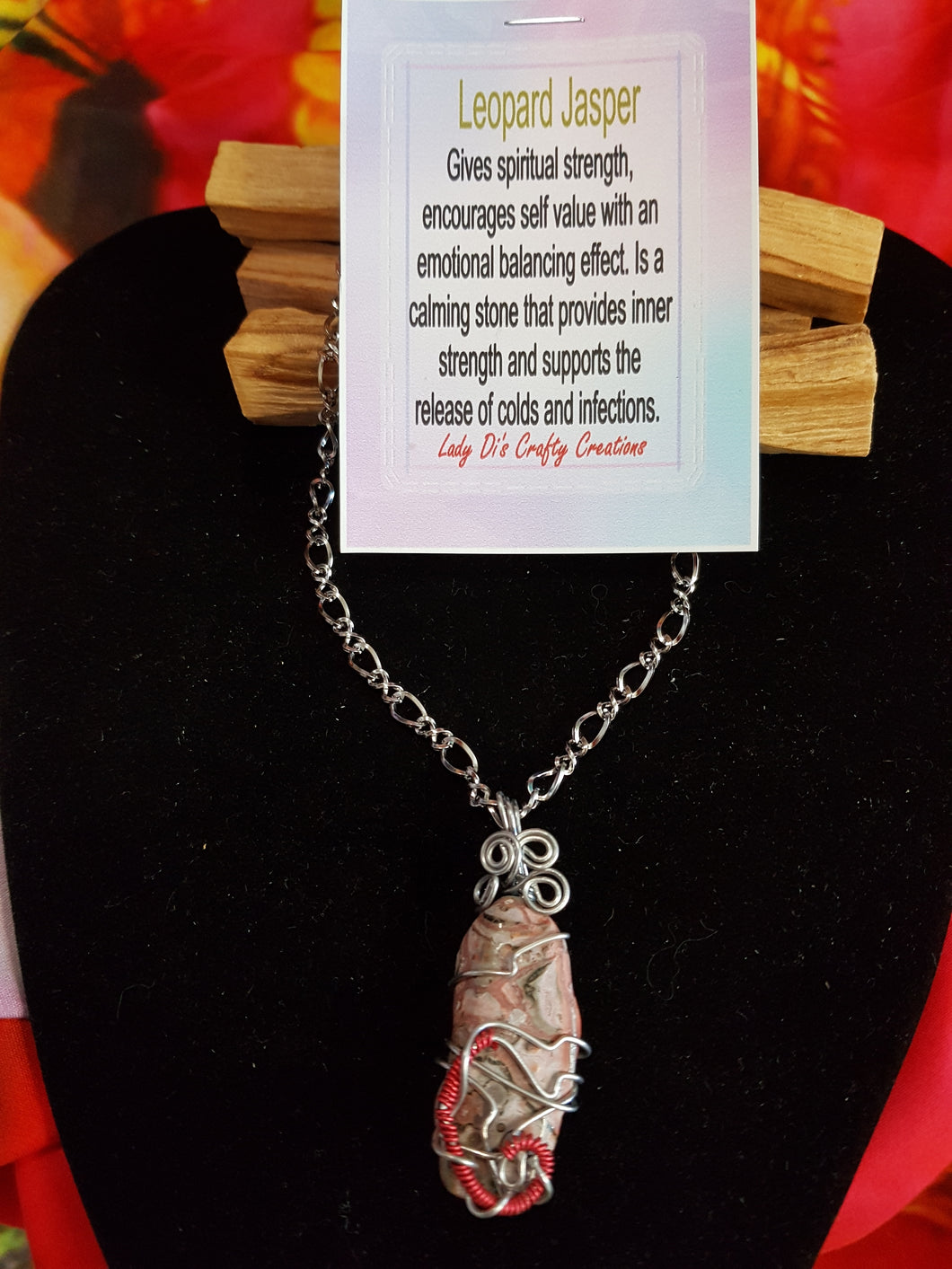 Leopard Jasper Necklace