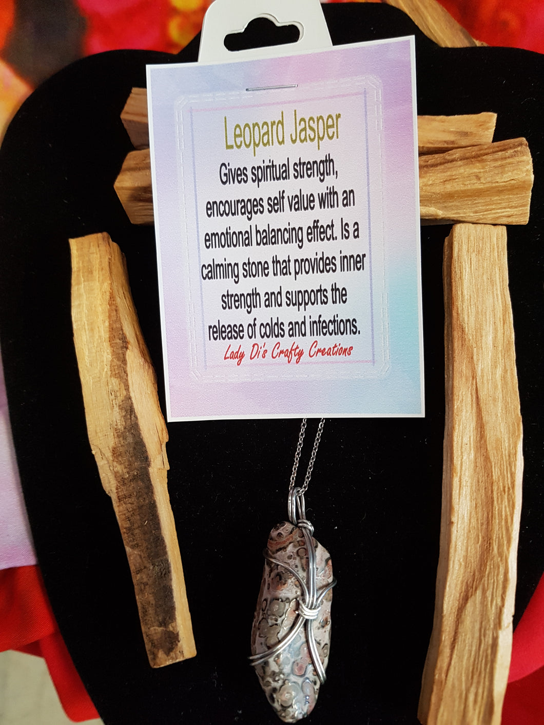 Leopard Jasper Necklace