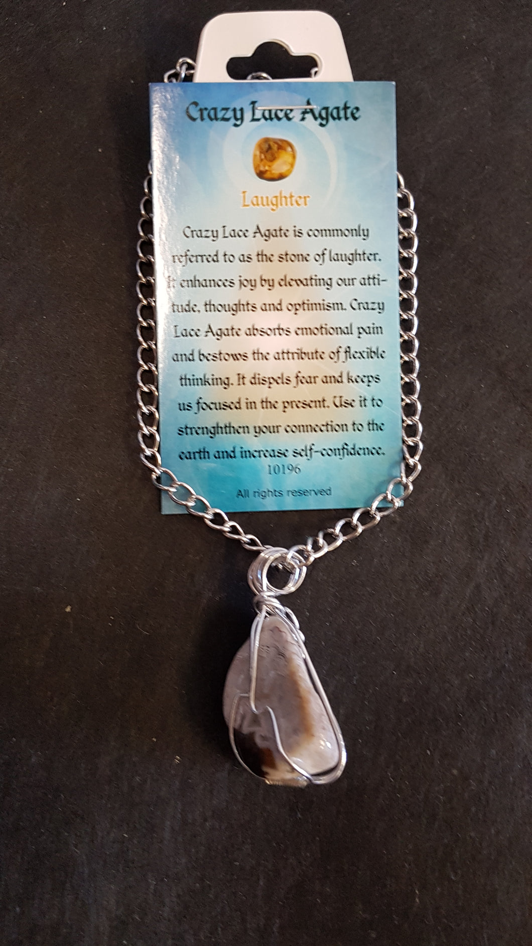 Crazy Lace Agate Necklace