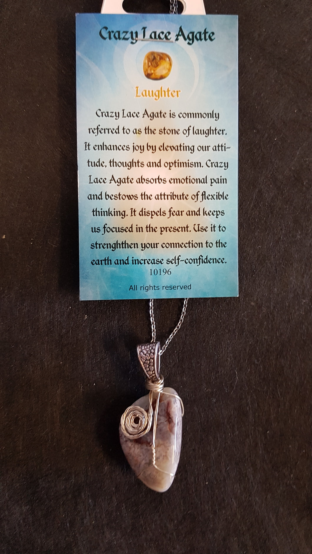 Crazy Lace Agate Necklace