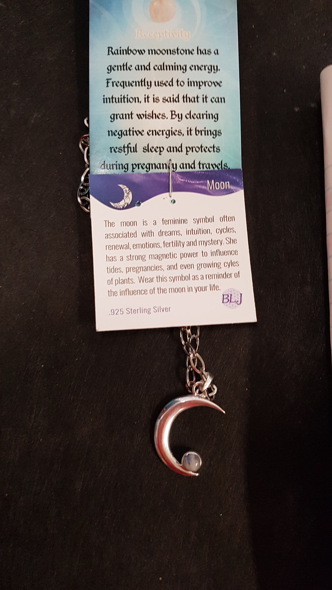 Rainbow Moonstone Necklace