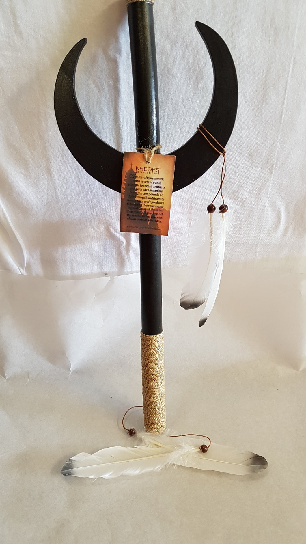 Crescent Moon Ceremonial Stick