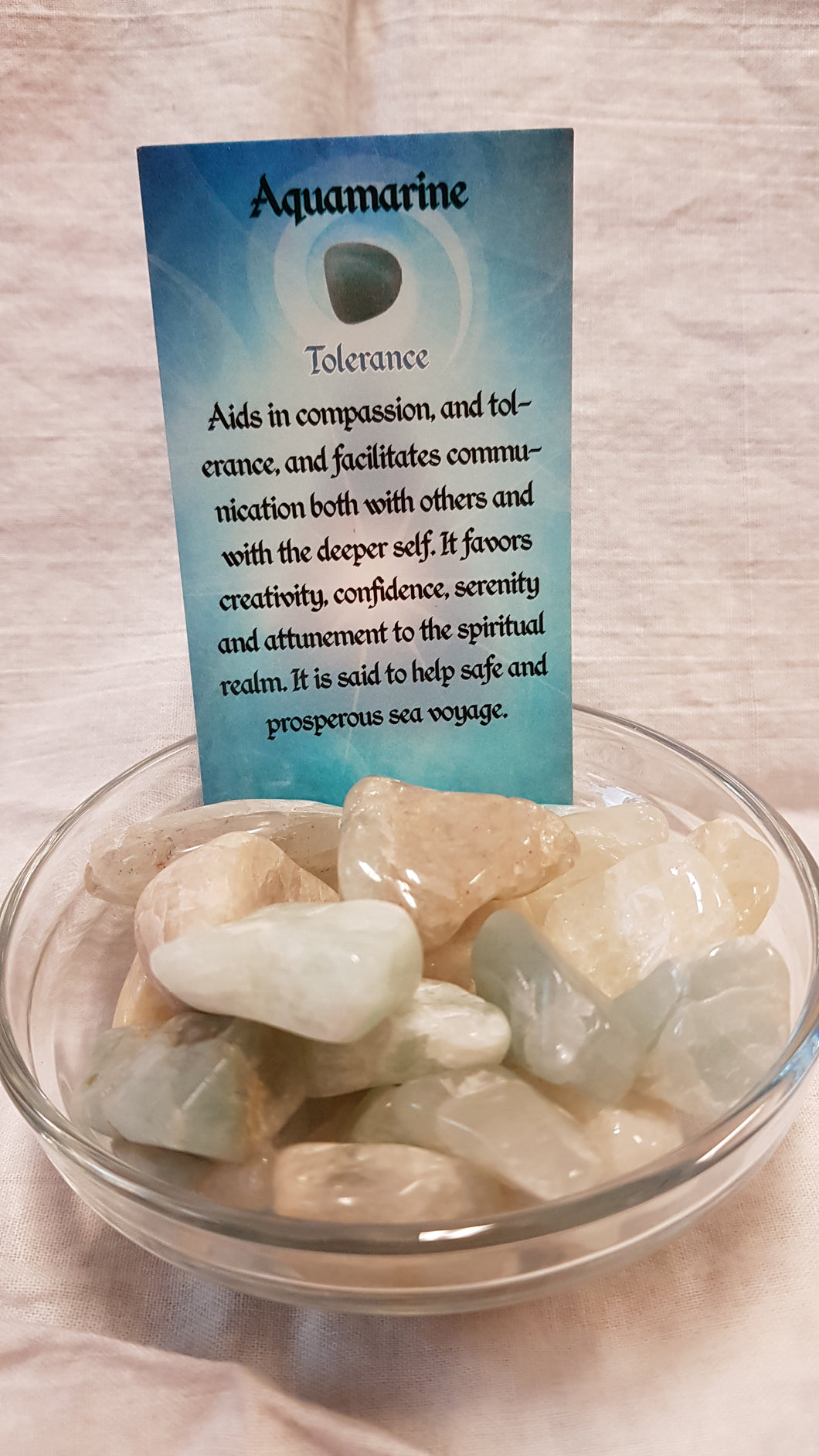 Aquamarine Tumbled Stones