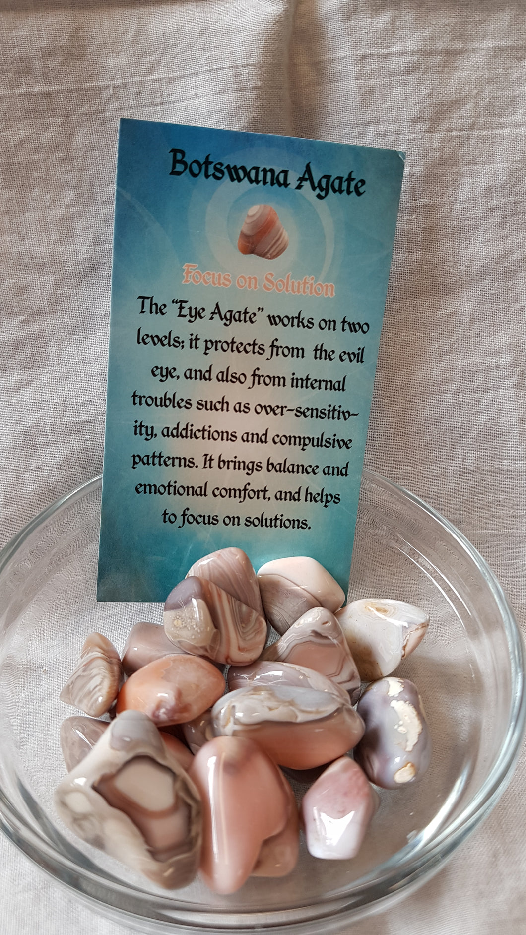 Botswana Agate Tumbled Stones