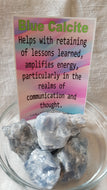 Blue Calcite Tumbled Stones