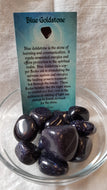 Blue Goldstone Tumbled Stones