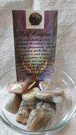 Black Moonstone Tumbled Stones
