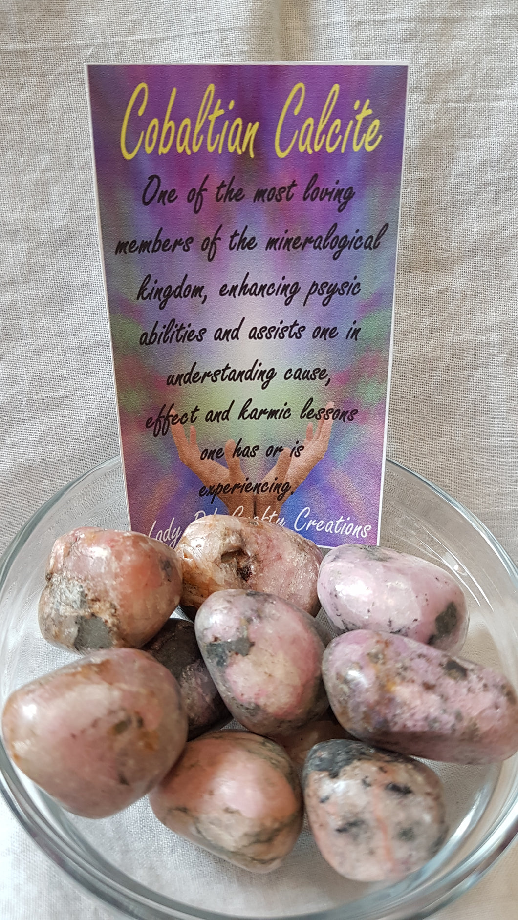 Cobaltion Calcite Tumbled Stones