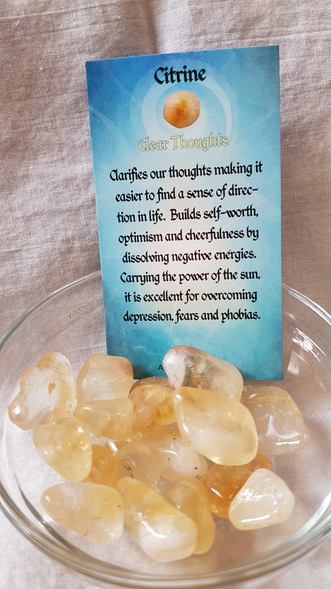 Citrine Tumbled Stones