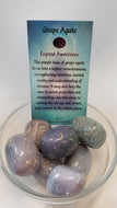 Grape Agate Tumbled Stones
