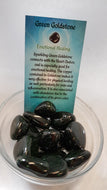 Green Goldstone Tumbled Stones
