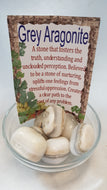 Grey Aragonite Tumbled Stones