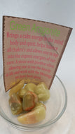 Green Aragonite Tumbled Stones