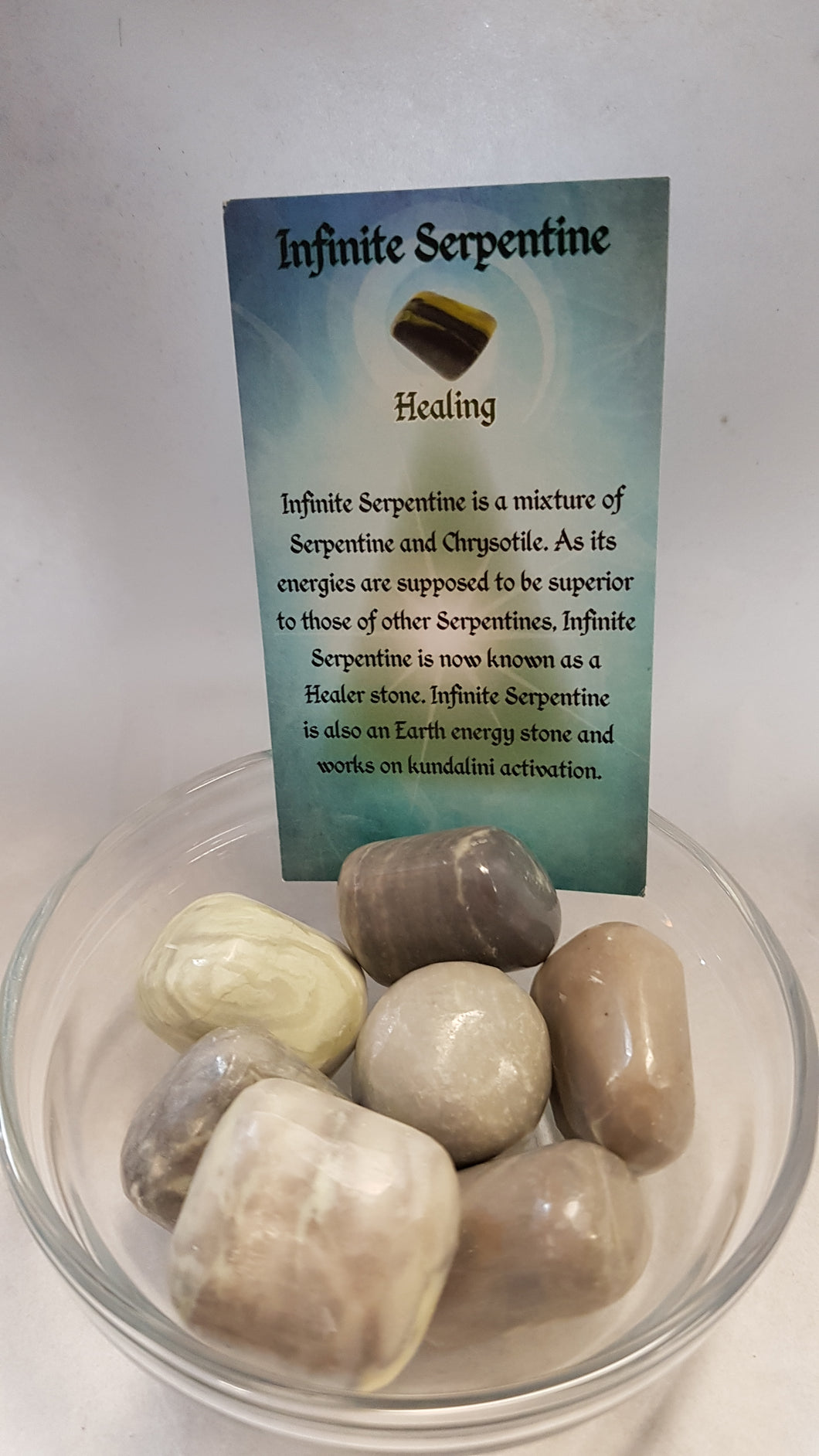 Infinite Serpentine Tumbled Stones