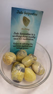 Jade Serpentine Tumbled Stones