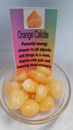 Orange Calcite Tumbled Stones