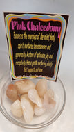 Pink Chalcedony Tumbled Stones