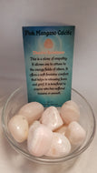 Pink Mangano Calcite Tumbled Stones