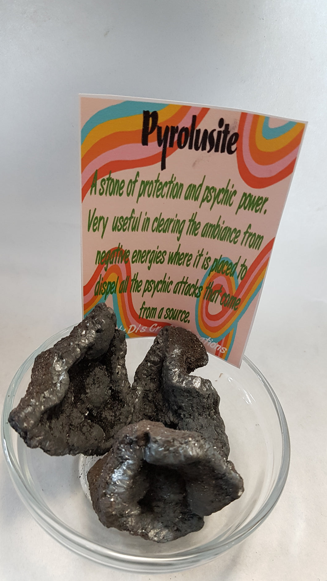 Pyrolusite Tumbled Stones