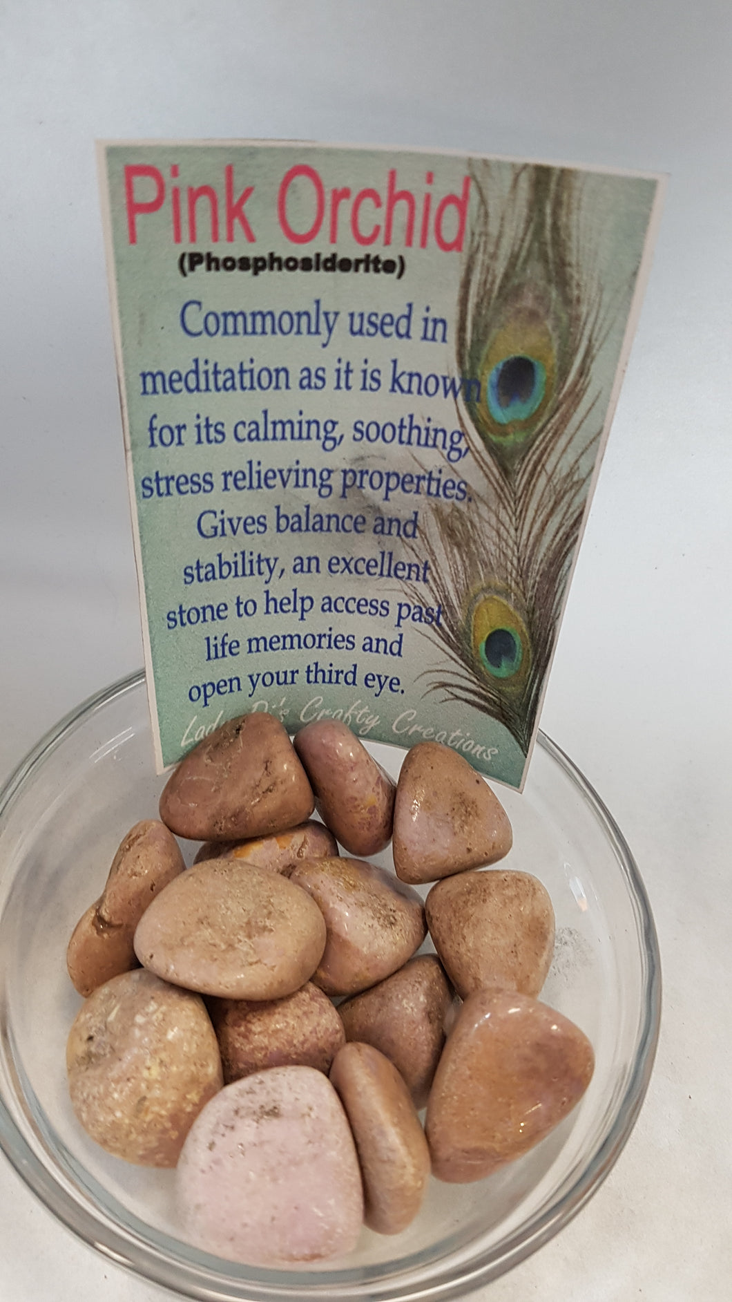 Pink Orchid Tumbled Stones