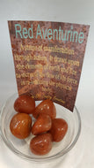Red Aventurine Tumbled Stones