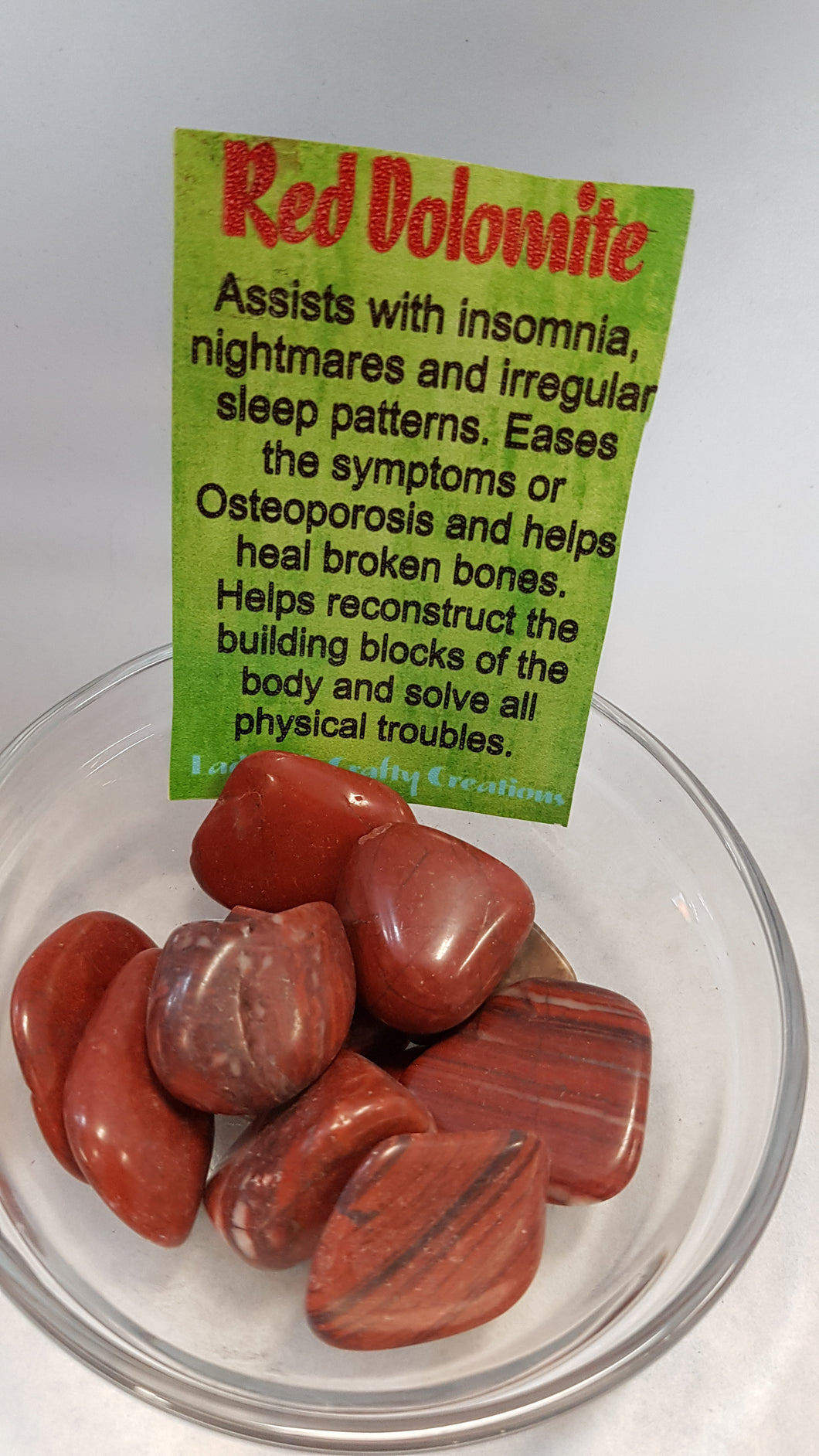Red Dolomite Tumbled Stones
