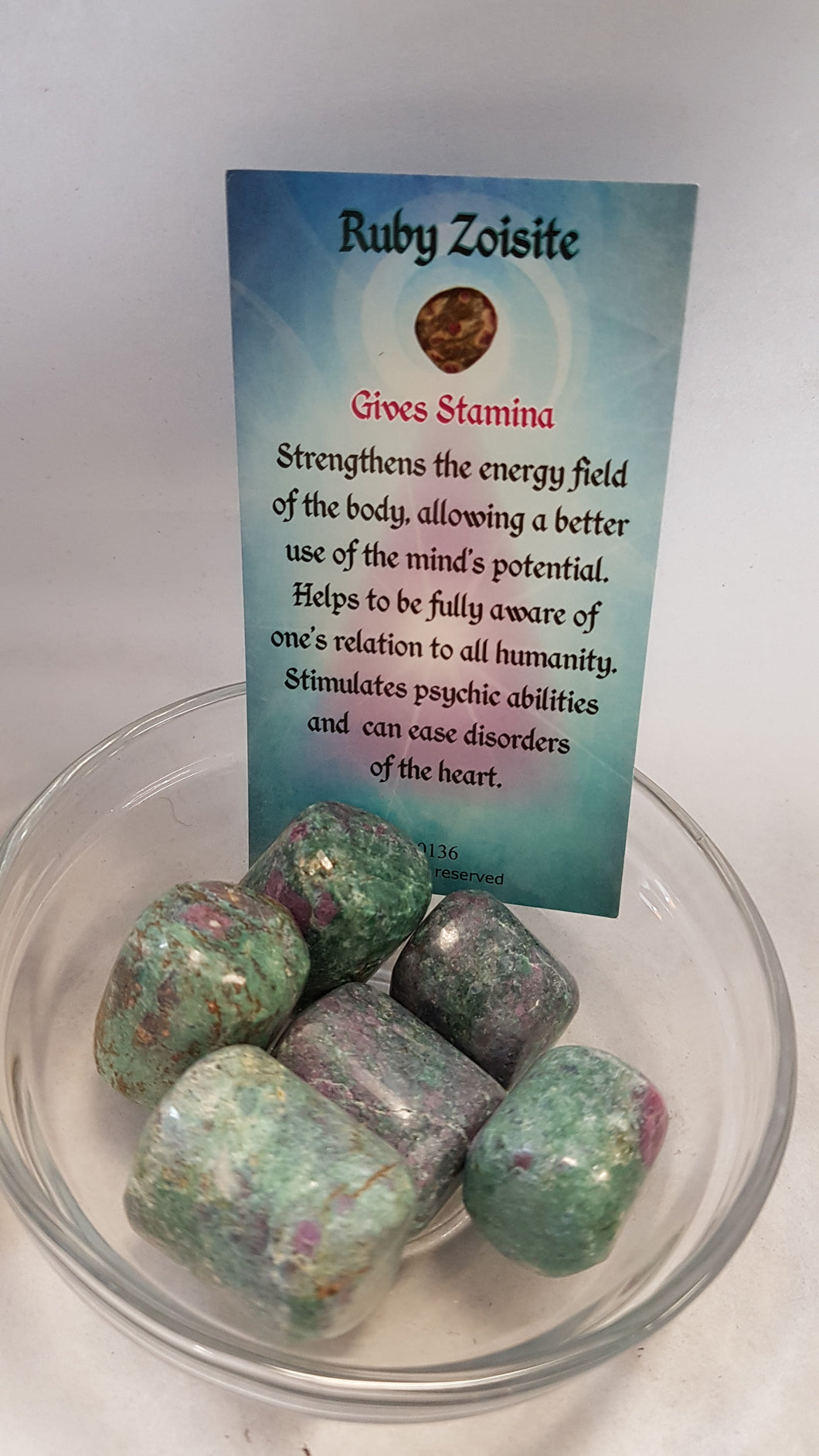 Ruby Zoisite Tumbled Stones