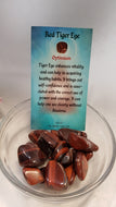 Red Tiger Eye Tumbled Stones