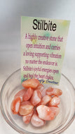 Stilbite Tumbled Stones