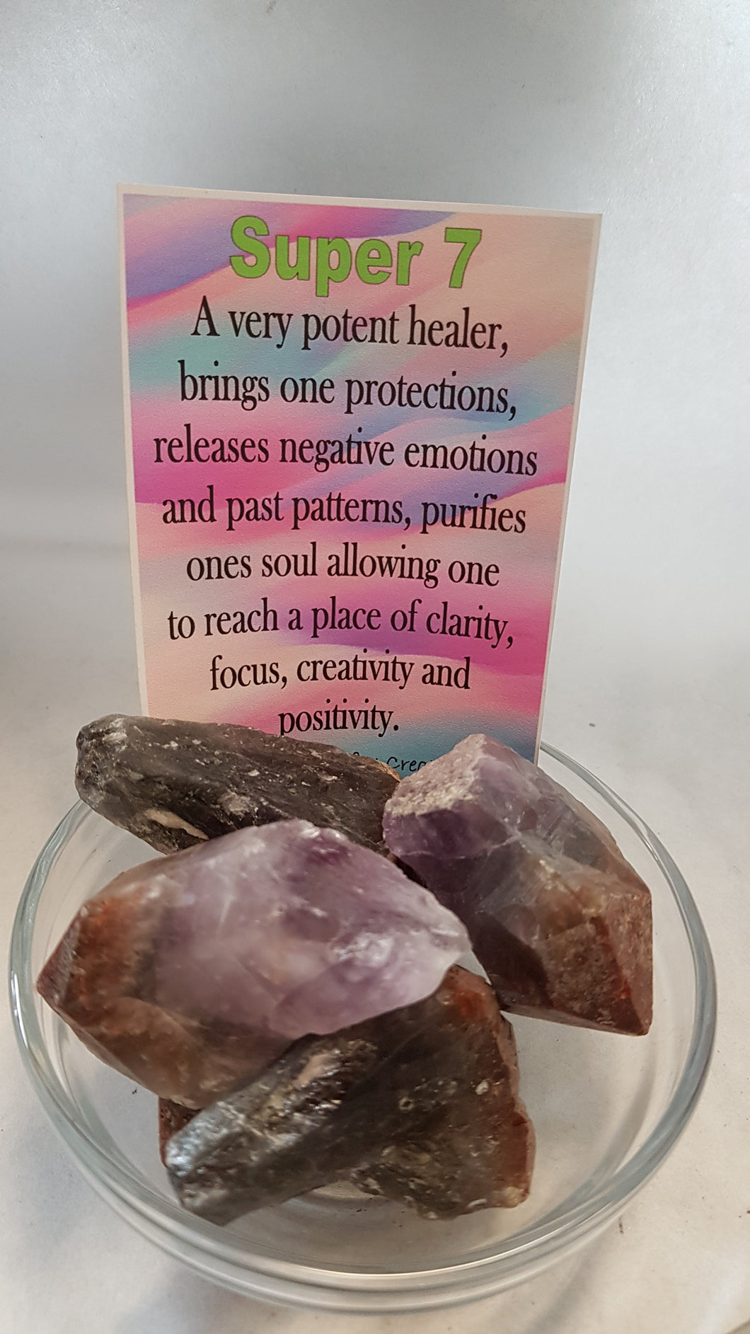 Super 7 Rough Gemstones