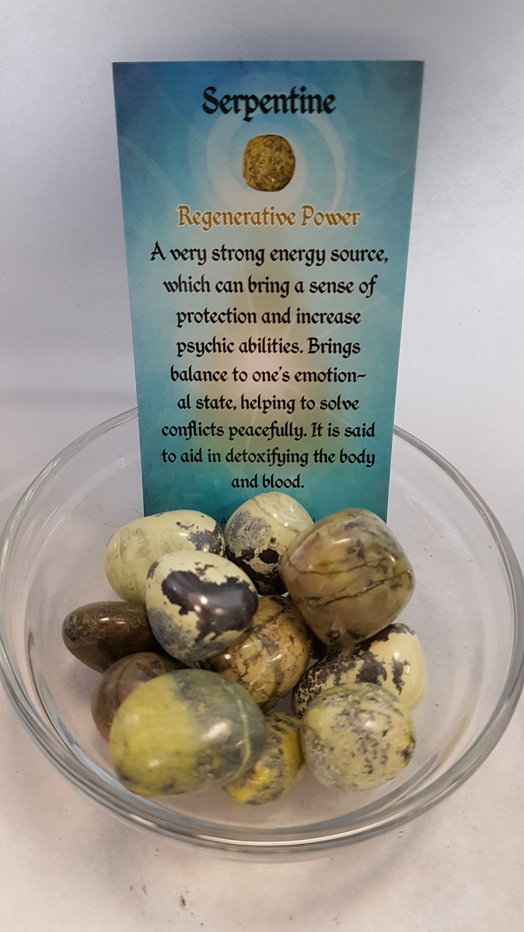 Serpentine Tumbled Stones