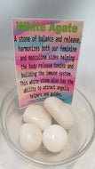 White Agate Tumbled Stones