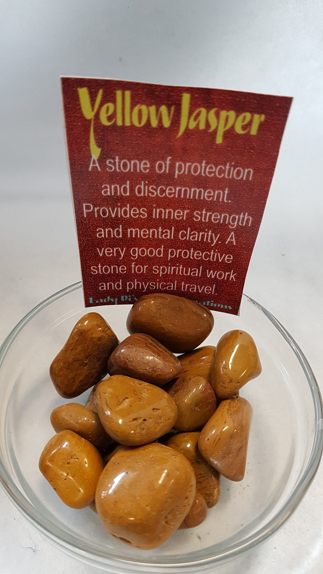 Yellow Jasper Tumbled Stones