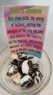 Zebra Jasper Tumbled Stones