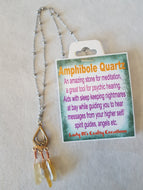 Amphibole Quartz Necklace
