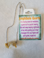 Amphibole Quartz Necklace