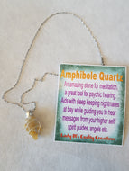 Amphibole Quartz Necklace