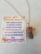 Chondrite Meteorite Necklace