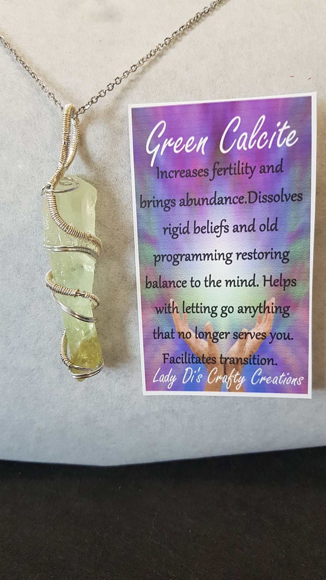 Green Calcite Necklace