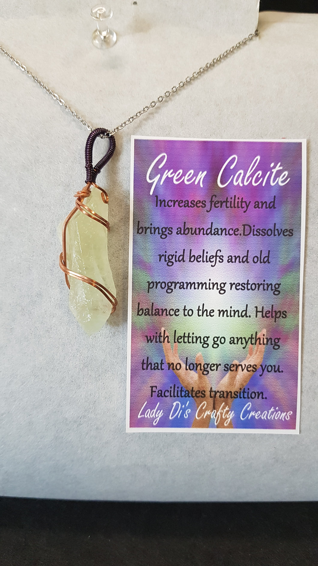 Green Calcite Necklace