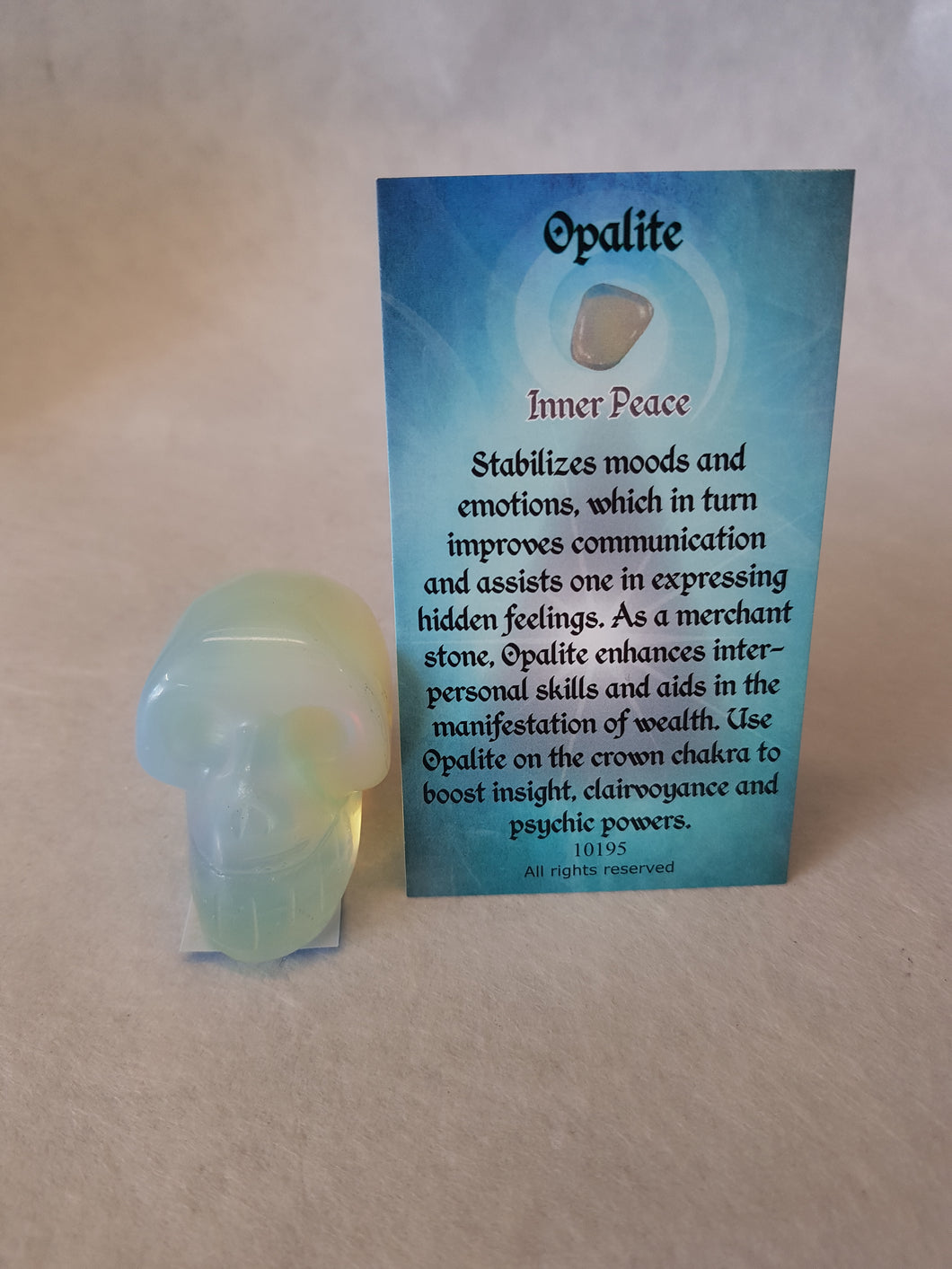 Opalite Skull