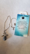 Snowflake Obsidian Necklace