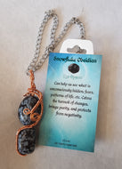 Snowflake Obsidian Necklace