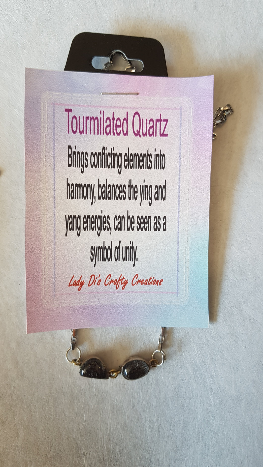 Tourmalinated Quartz Necklace
