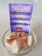 Peach Scolecite Tumbled Stones